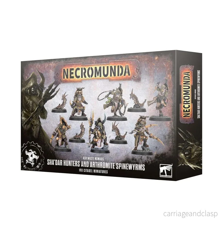 Necromunda: Ash Waste Nomads – Sha’dar Hunters Arthromite Spynewyrms Necromunda: Ash Waste Nomads – Sha’dar Hunters Arthromite Spynewyrms