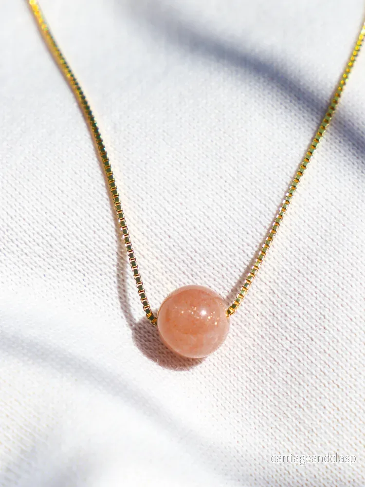 Akvamarin – Petite Heart – Guld