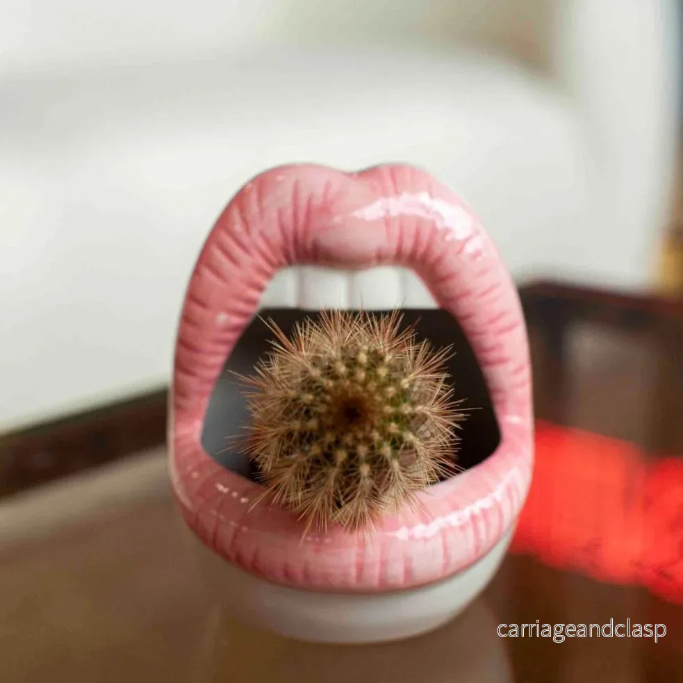 Lips Keramisk Planter | Veska