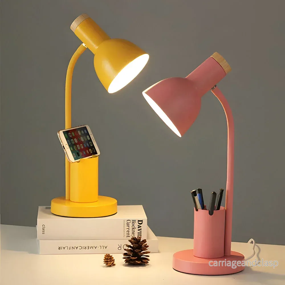 Veska | Modern LED Bordsbelysning med Pennhållare - Bild 2