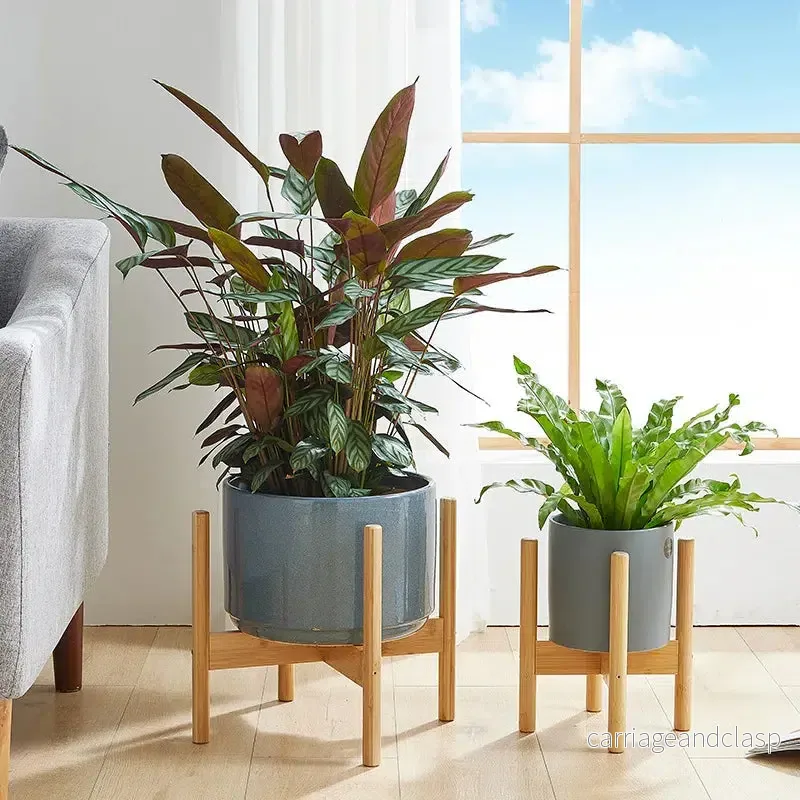 Wood Plant Stand - Mångsidig hylla för växter | Veska - Bild 2