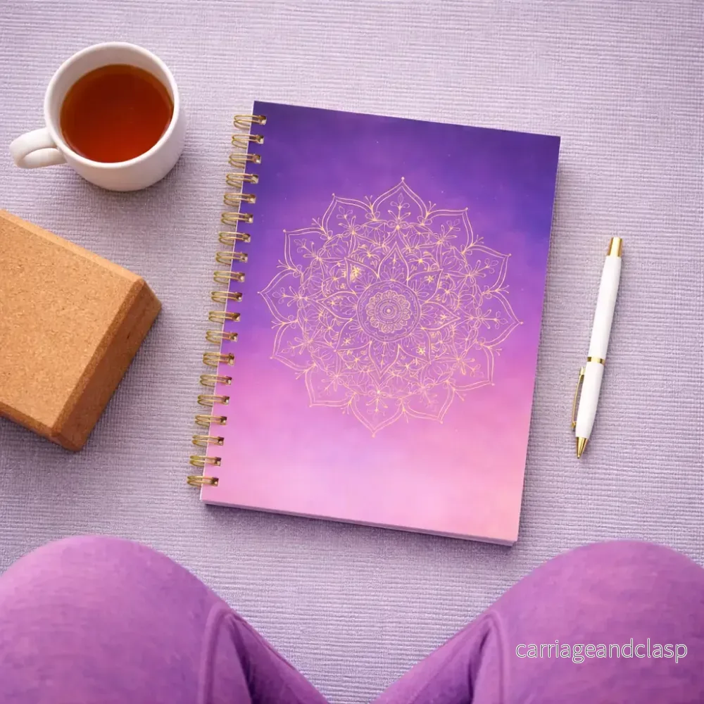 Purple Mandala Notebook - Bild 2