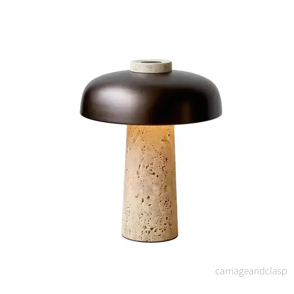 Veska | Lyx Travertin LED Bordslampa - Bild 3
