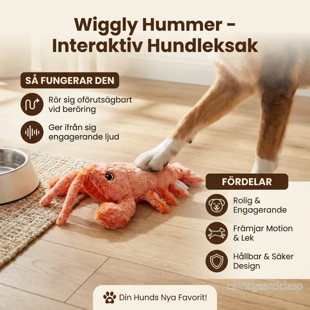 Wiggly Hummer – Interaktiv Hundleksak - Bild 3
