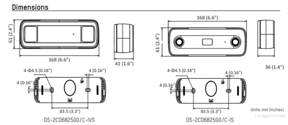 Hikvision DS-2CD6825G0/C-IS 2mp, Dual Lens, Inomhuskamera för att räkna människor - Bild 2