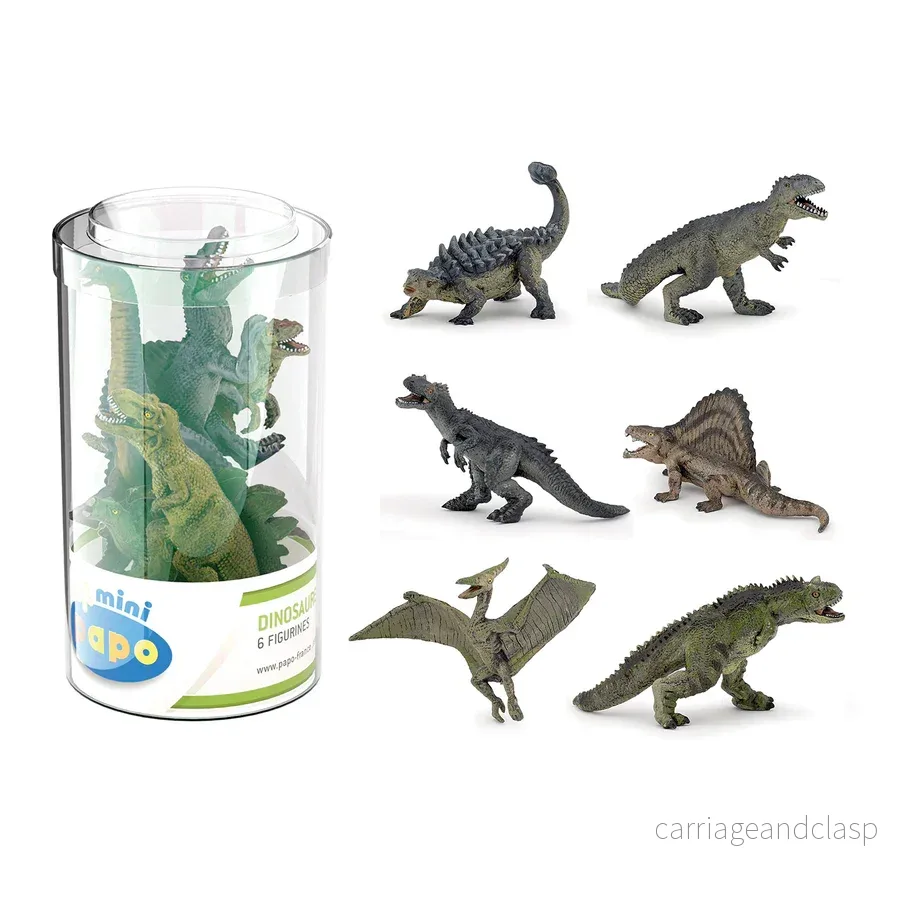 Papo - Mini Dinosaurier 6-pack (set 2)