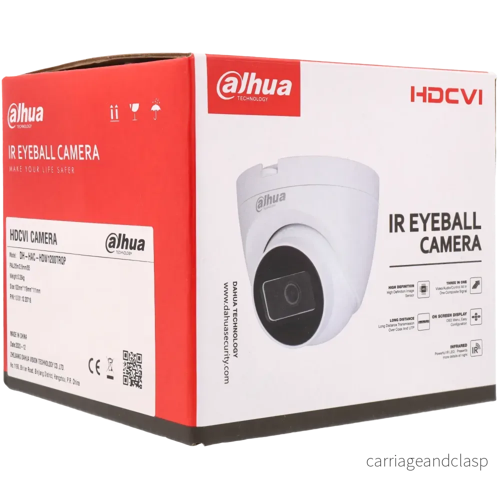 Dahua HAC-HDW1200TRQ, 2MP 2,8mm, HD-CVI, Eyeball, 25m IR, koax - Bild 3