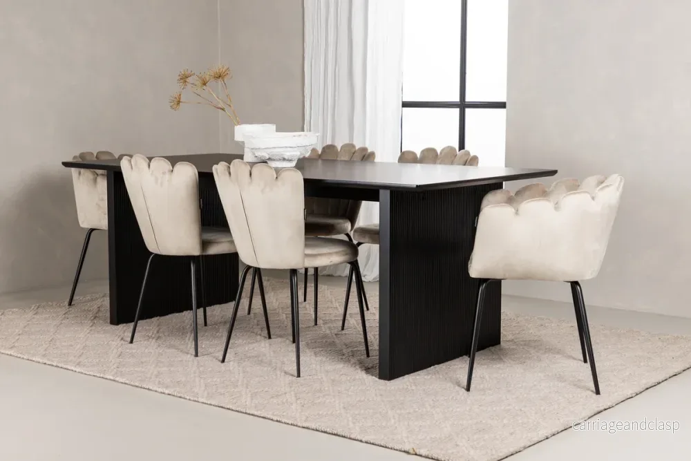 Limhamn & Vail Matgrupp Beige/Svart