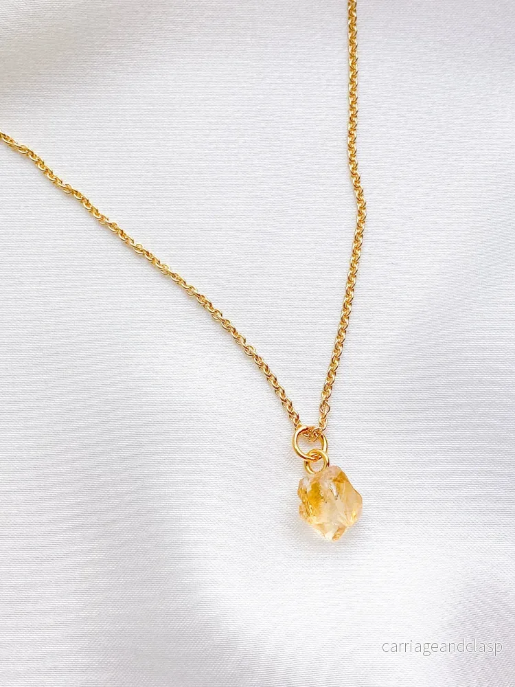Akvamarin – Petite Heart – Guld Akvamarin – Petite Heart – Guld