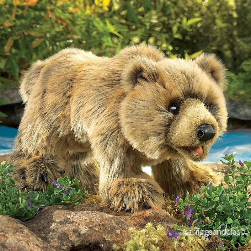 Folkmanis® Puppets - Grizzlybjörn Handdocka - Bild 2