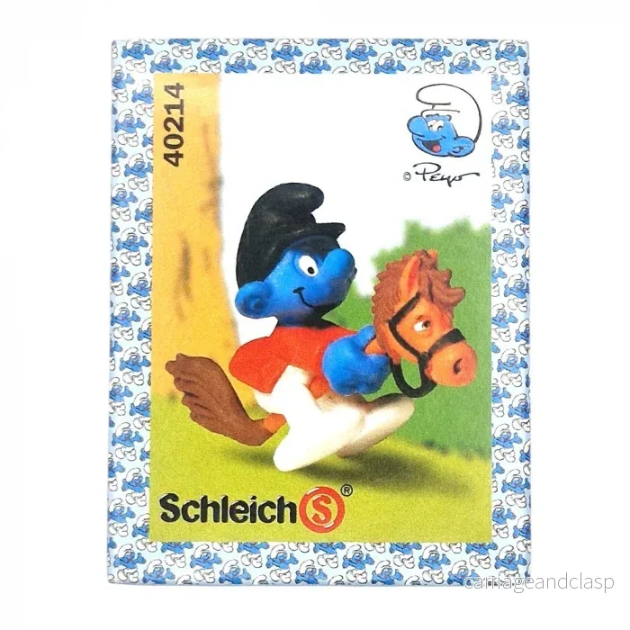 Schleich - Smurf på käpphäst - Bild 3