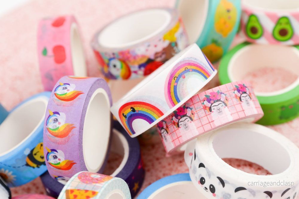 Washi-tejp med regnbågsdesign - Bild 3