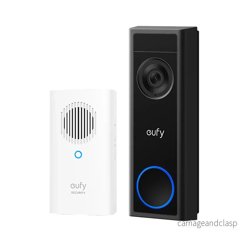 Eufy Smart Video-dörrklockset C30 Batteridrivet 1080P + Trådlös dörrklocka