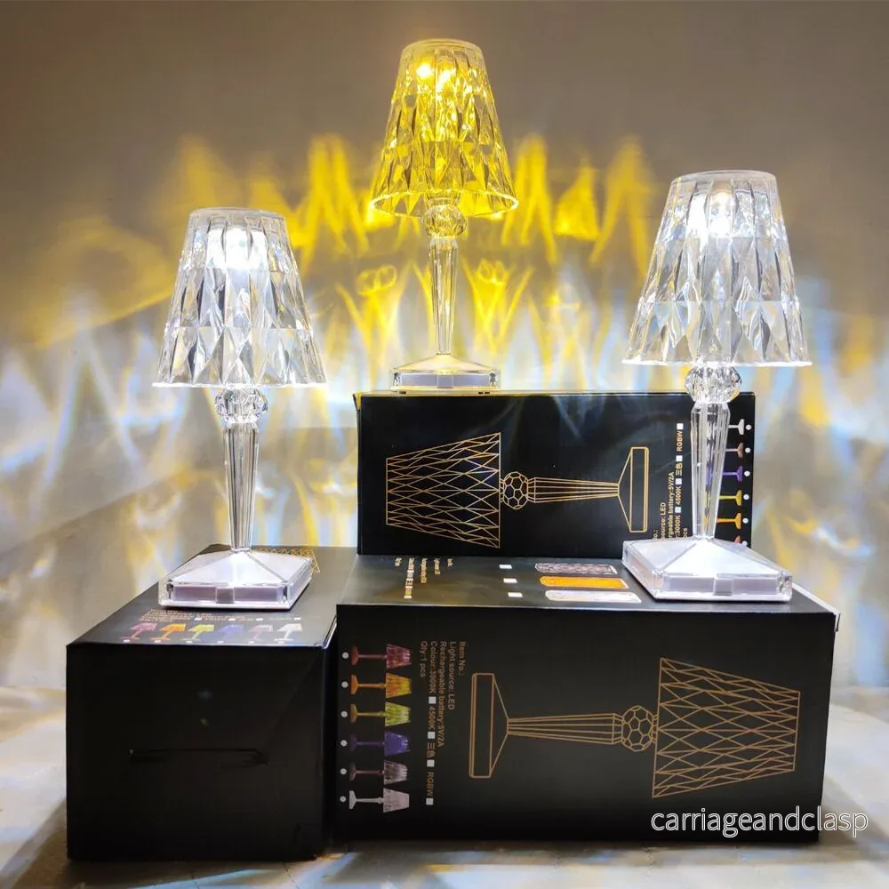 Diamond Akryl Bordslampa | Veska