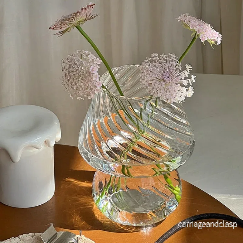 Nordic Randig Glasvas | Veska