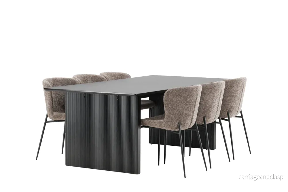 Modesto & Vail Matgrupp Beige/Svart - Bild 3