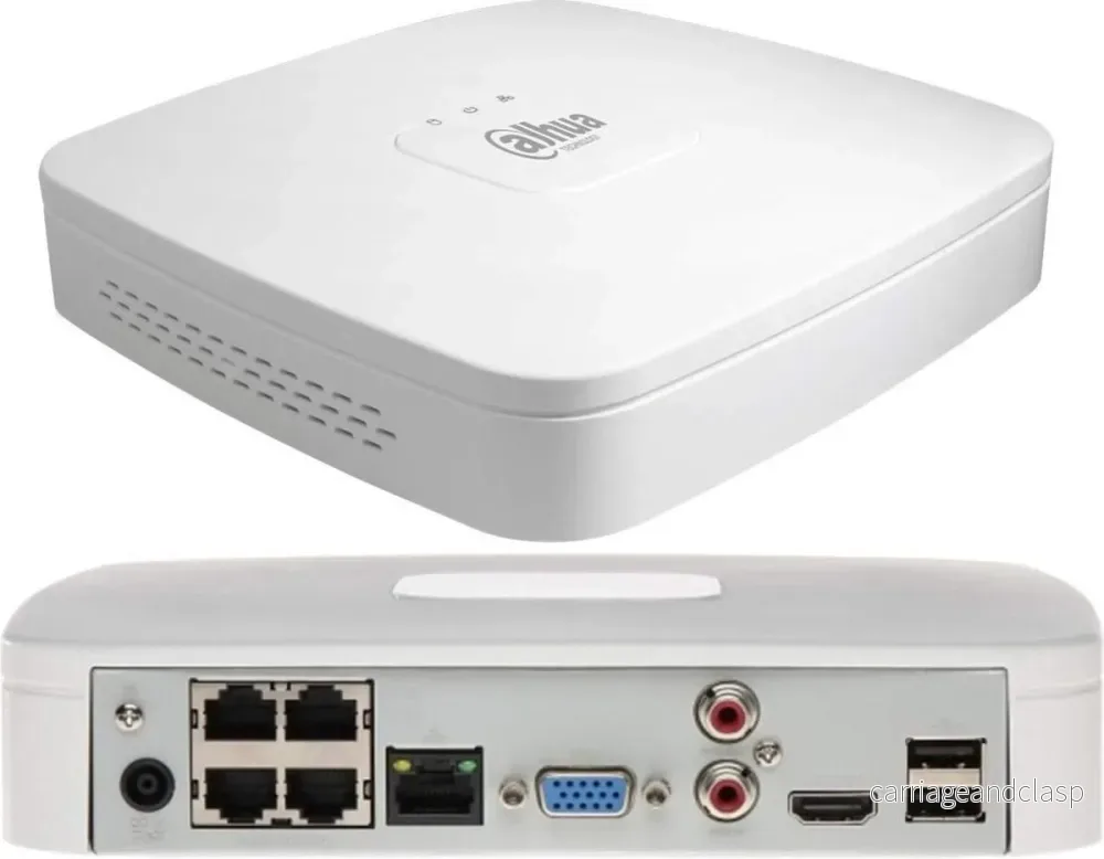 Dahua Svart kit 2x Dome 4MP + inspelare & kablage - Bild 3