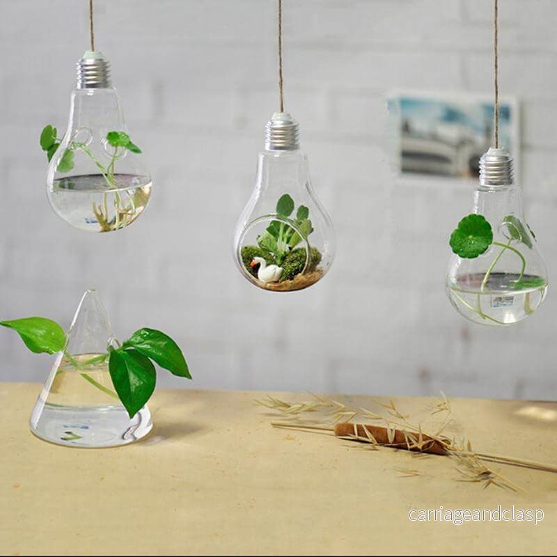 Hängande lampa glasvas | Veska Hängande lampa glasvas | Veska