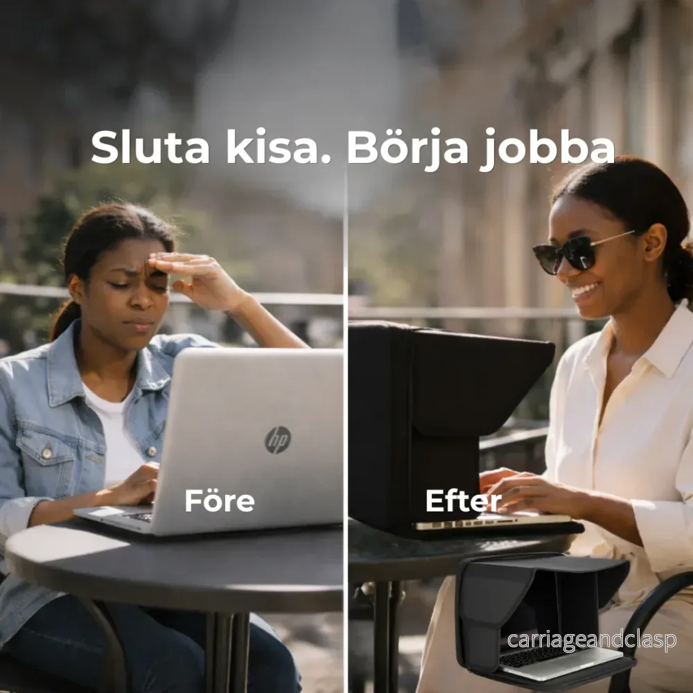 Laptopväska med solskydd Jobba ute – utan att kisa Laptopväska med solskydd Jobba ute – utan att kisa