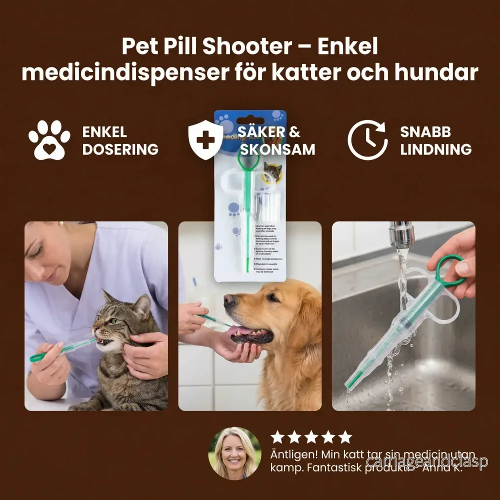 Pet Pill Shooter – Enkel medicindispenser för katter och hundar - Bild 3