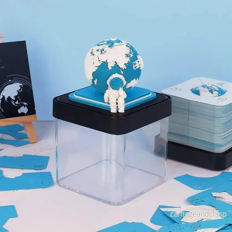 3D Jorden Vandrare Kalender Anteckningsblock | Veska - Bild 2