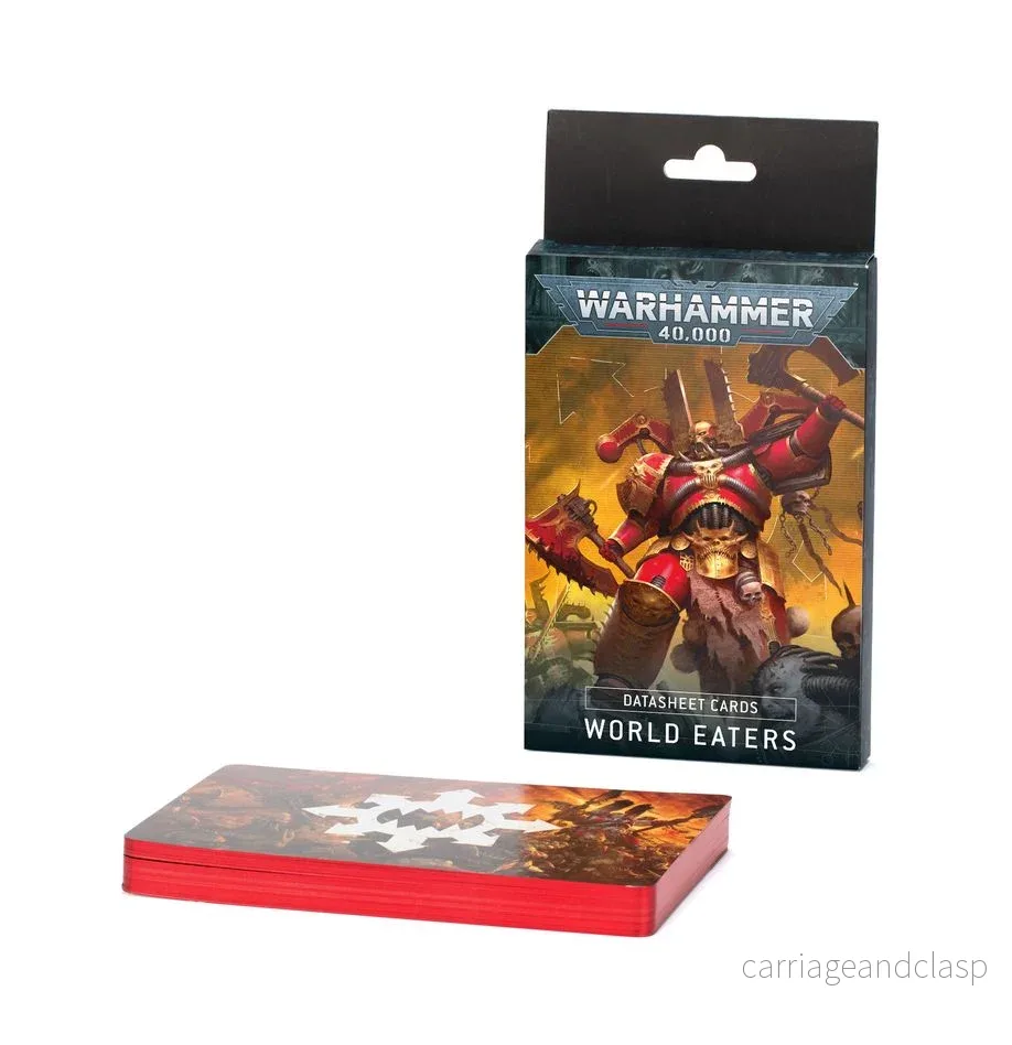 Warhammer: 40,000 – Datasheet Cards: World Eaters Warhammer: 40,000 – Datasheet Cards: World Eaters
