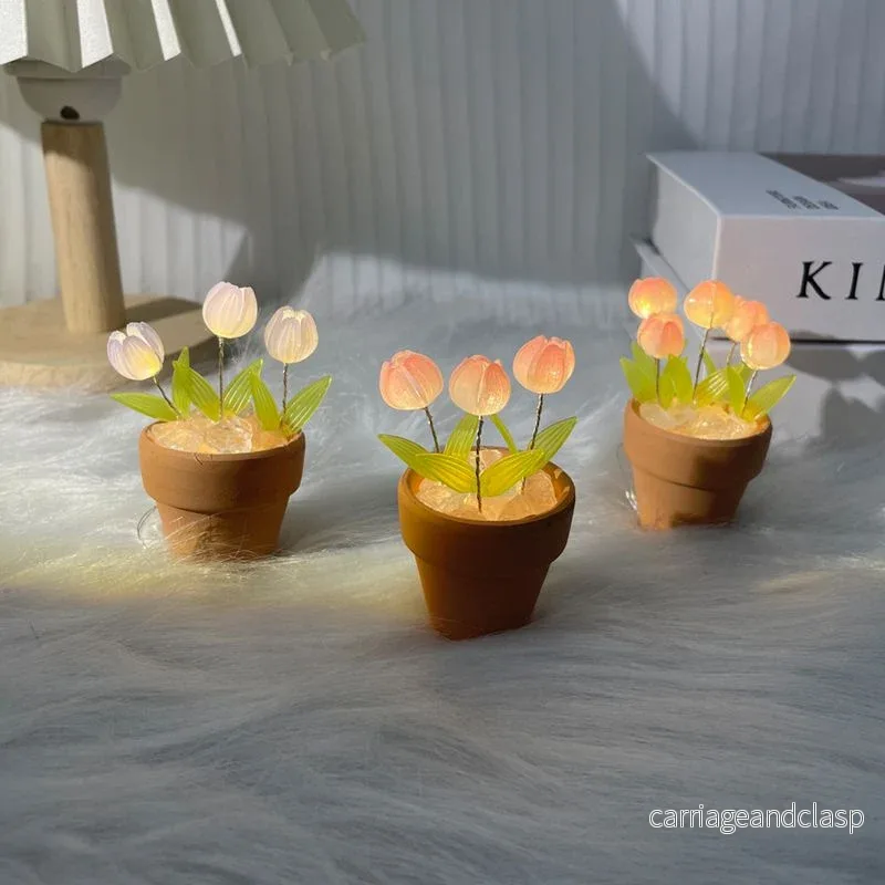 Kreativ DIY Ros Glow Nattlampa Dekor | Veska - Bild 2