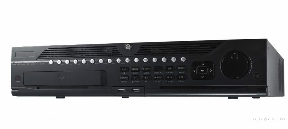 Hikvision DS-9632NI-I8 nätverksvideobandspelare (32 kameror) 8x SATA, 2x LAN