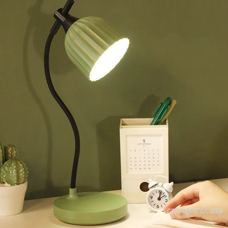 Modern minimalist rund vikbar ABS LED bordsbelysning för vardagsrum | Veska - Bild 3