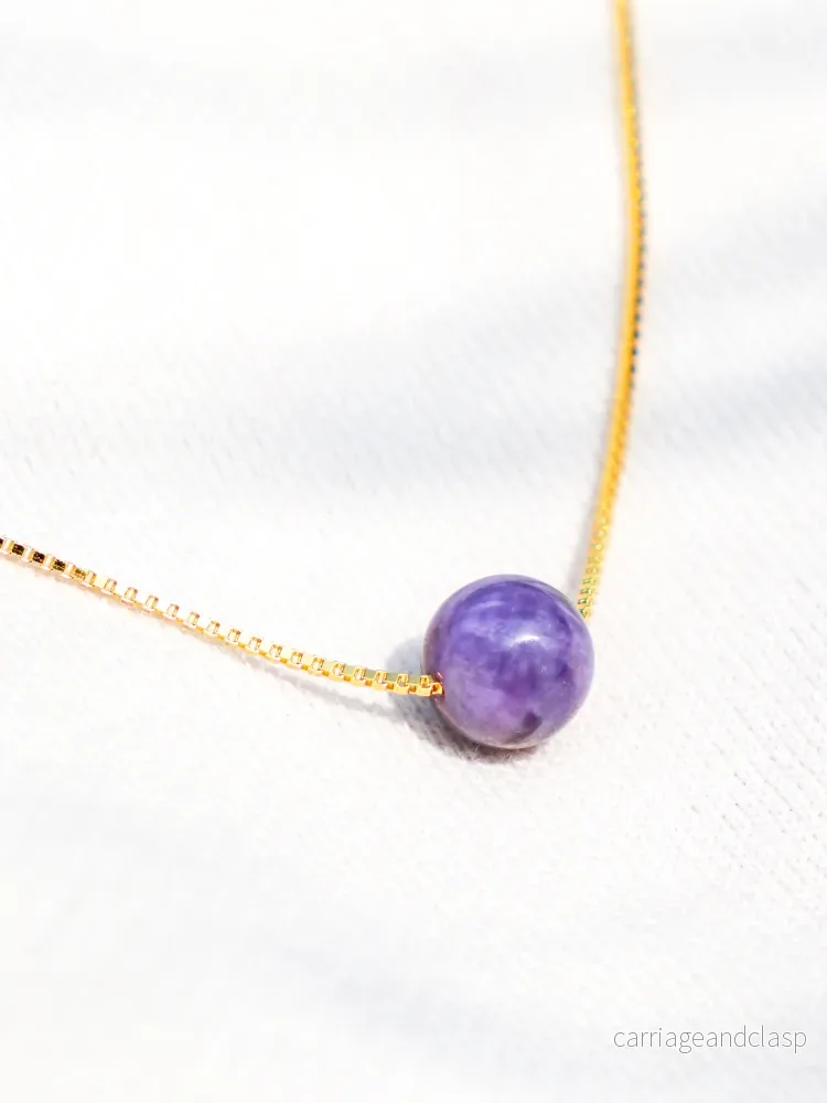 Akvamarin – Petite Heart – Guld