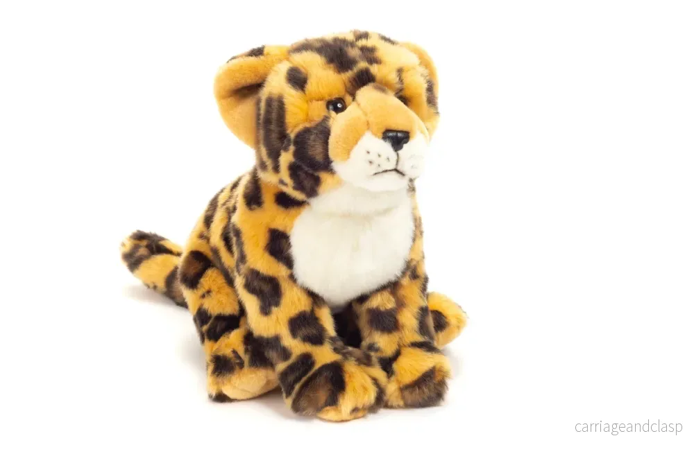Hermann Teddy - Leopard sittande Gosedjur - Bild 2