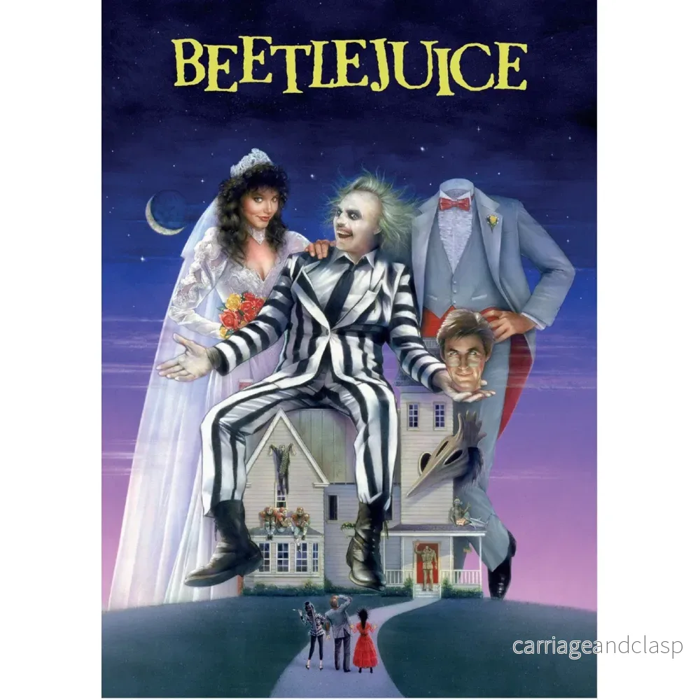 Beetlejuice - Nyligen avliden Vykort A6