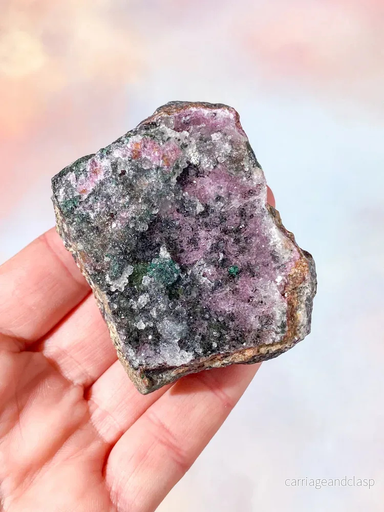 Druzy Kobolt Kalcit Kluster (Nr. 31) - Bild 2