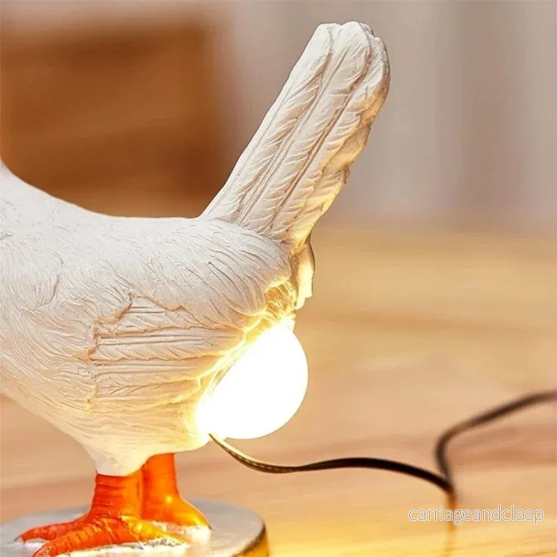 Bordslampa Djur Resin LED Nattlampa | Veska - Bild 3