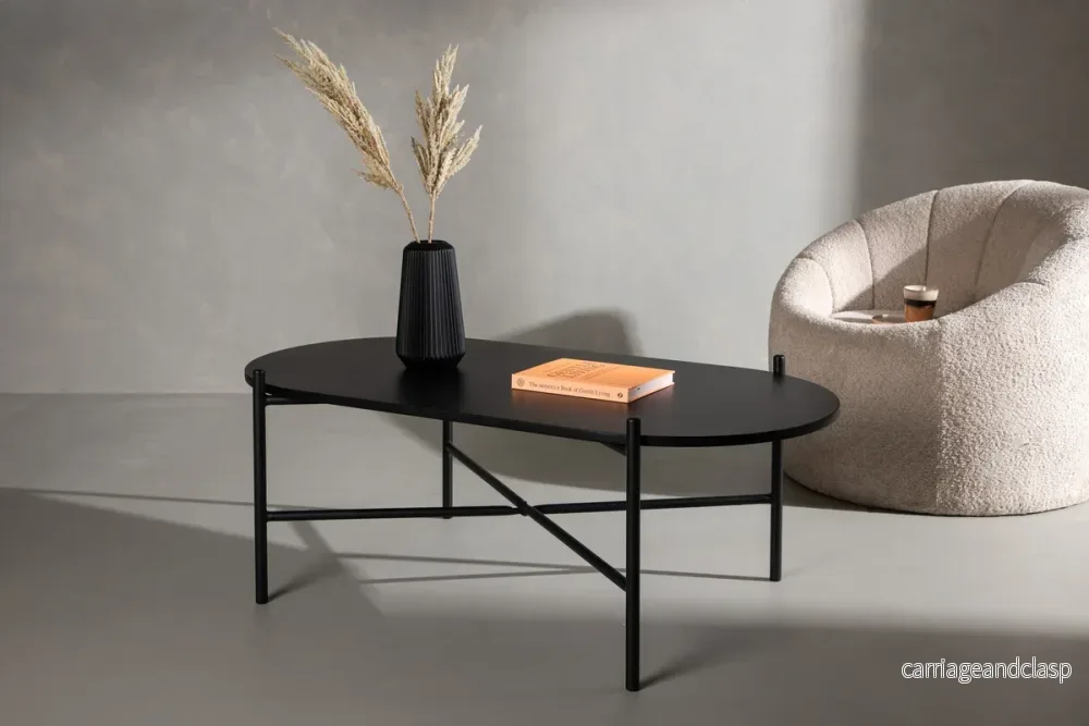 Pueblo Soffbord Svart
