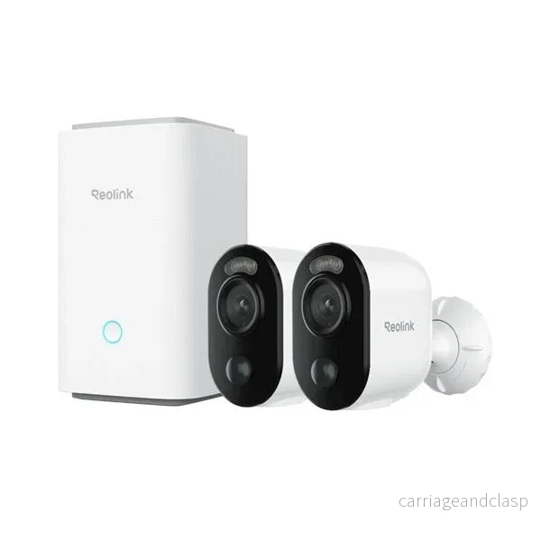 Reolink Home Hub1 med 2x Reolink B310-kamera