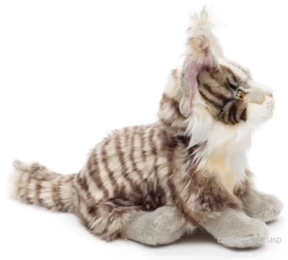 Uni Toys - Maine coon katt, sittande (grÄ) Gosedjur - Bild 3