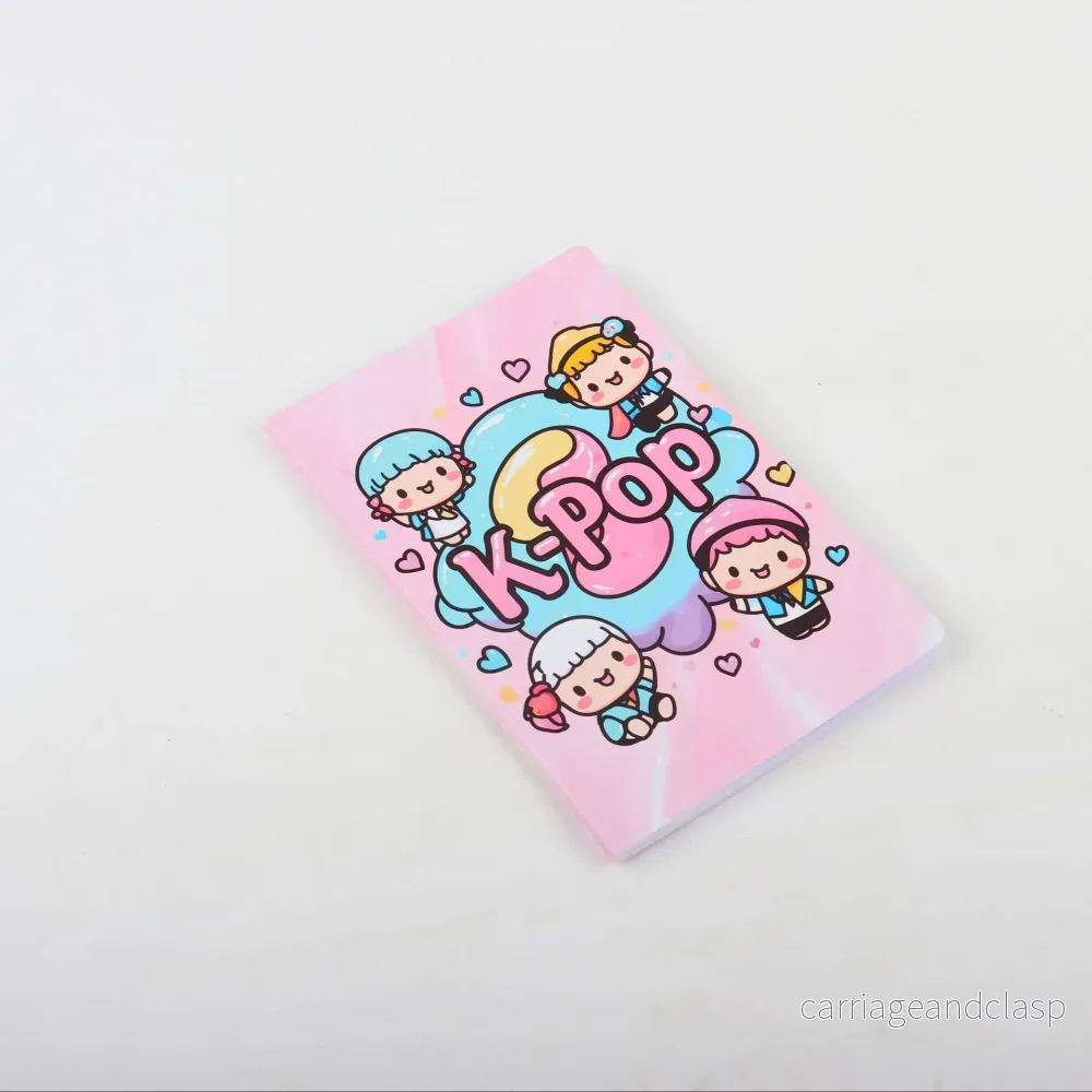 Kawaii K-pop Anteckningsbok – Perfekt för Skisser & Dagbok - Bild 2