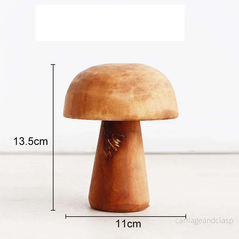 Svamp Solid Wood Skulptur Heminredning | Veska