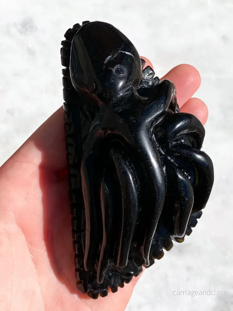 Guld obsidian måne - Bild 3