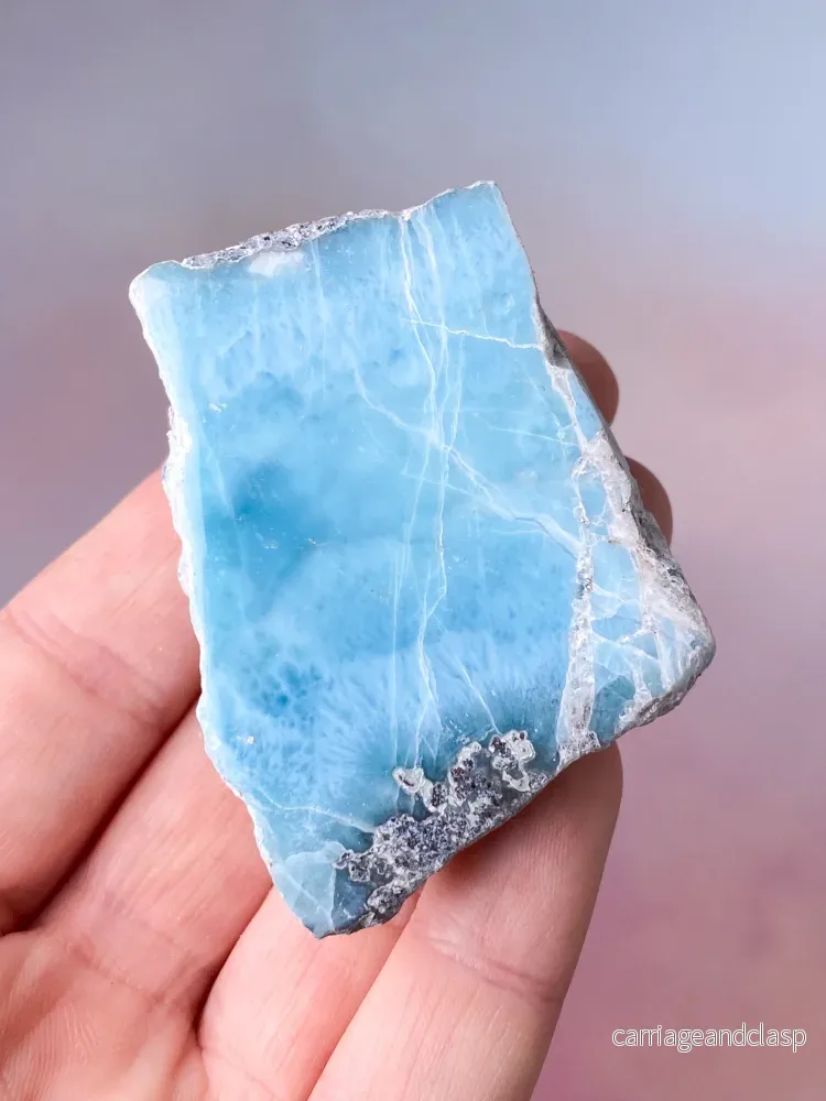 Larimar Halvpolerad (nr 6) - Bild 2