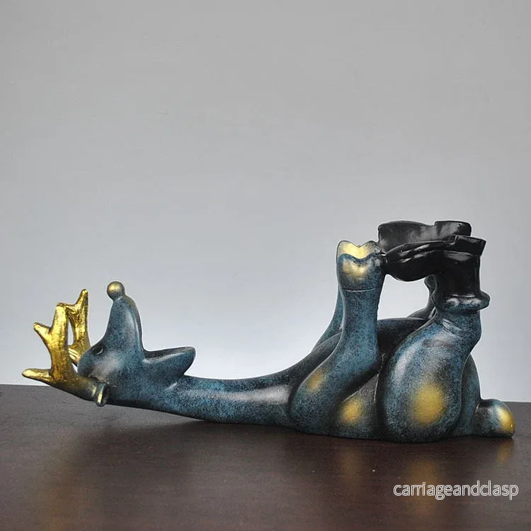 Liggande Hjort Europeisk Stil Vinhållare | Veska - Bild 2