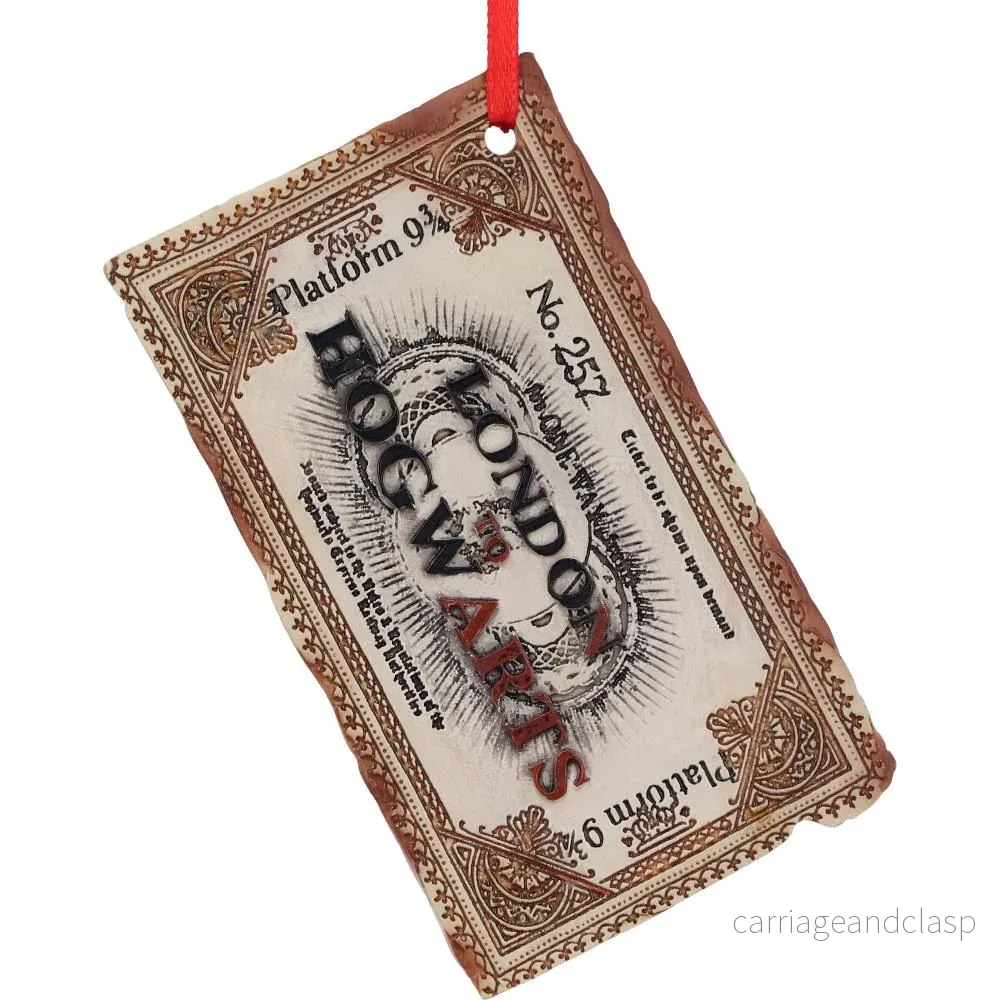 Harry Potter - Hogwarts Biljett Julgransdekoration - Bild 2