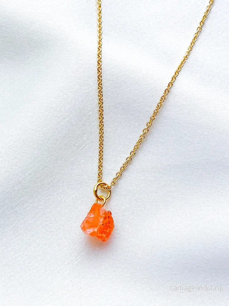 Akvamarin – Petite Heart – Guld