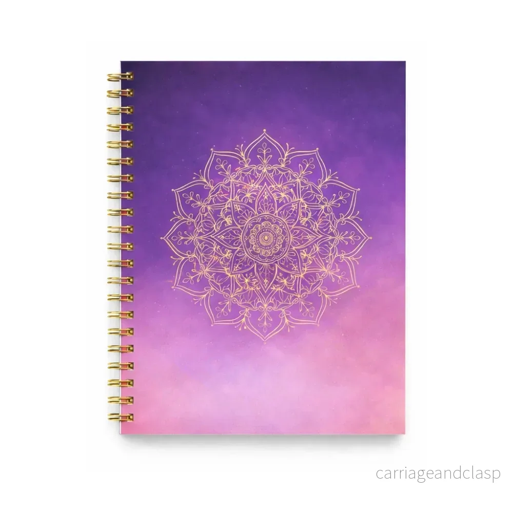 Purple Mandala Notebook Purple Mandala Notebook