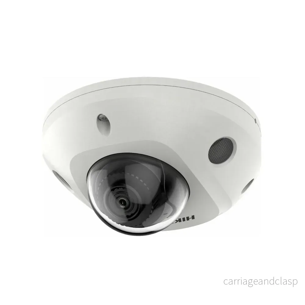 Hikvision DS-2CD2546G2-IS 4MP Dome Acusense SD-kortplats IR-Led PoE inbyggd mikrofon
