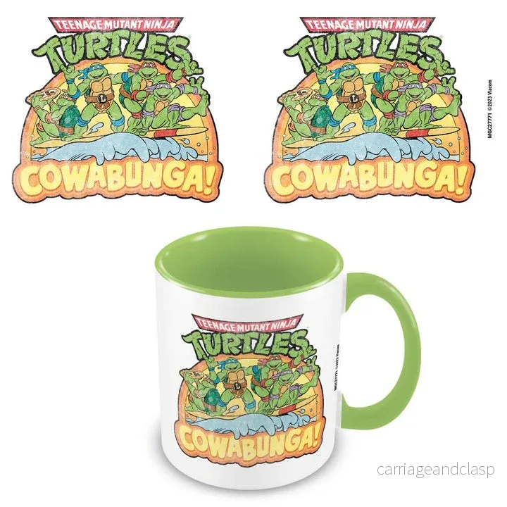 Teenage Mutant Ninja Turtles - Klassisk (Cowabunga) Ljusgrön Mugg - Pyramid