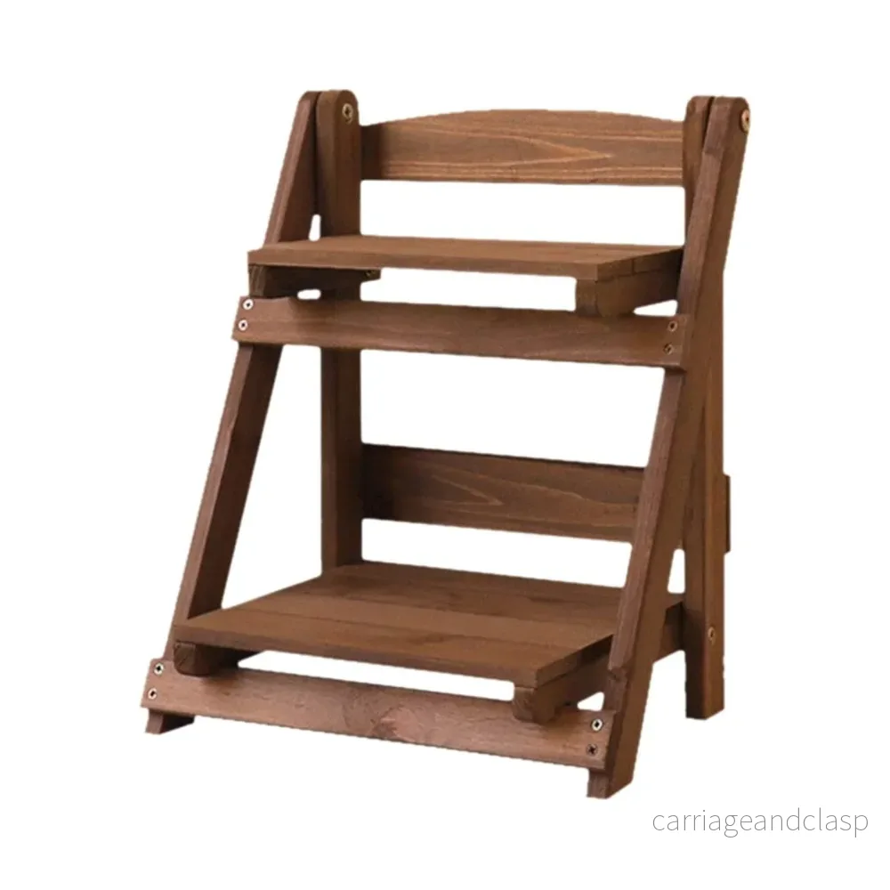 Archer Trä 2-Tier Hylla | Veska Archer Trä 2-Tier Hylla | Veska