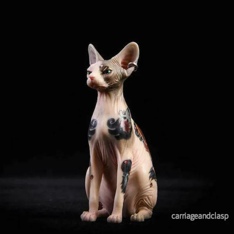 Dekorativ tatueringlös kattfigur | Veska - Bild 2
