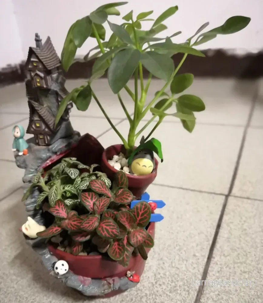 Fairy Garden House Kreativ Hartsblomkruka | Veska - Bild 2